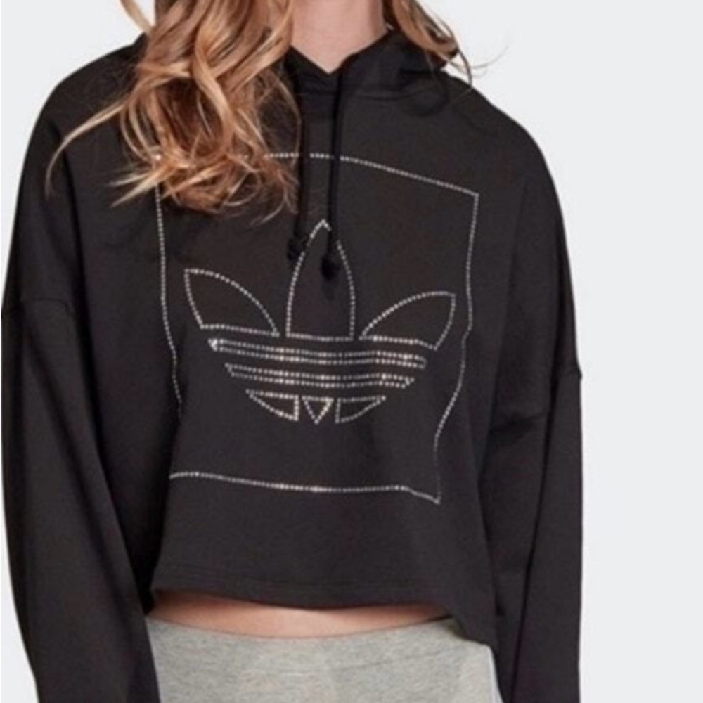 Adidas crop hoodie
